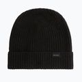 Мъжка зимна шапка Woolrich Knitted Ribbed Beanie black