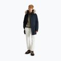 Мъжко яке Woolrich Polar High Collar Fur melton blue 2
