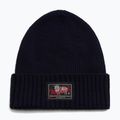 Мъжка зимна шапка Woolrich Legacy Patch Beanie melton blue