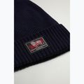 Мъжка зимна шапка Woolrich Legacy Patch Beanie melton blue 3
