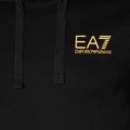 Мъжки суитшърт EA7 Emporio Armani Train Logo Series Hoodie Extended Logo Coft black/gold logo 7