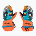 Детски скиорски ръкавици Level Animal orange 2