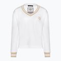Дамски суитшърт Aeronautica Militare Lady V-Neck bianco ottico