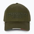 Мъжка бейзболна шапка Aeronautica Militare Basic With Metal Eagle military green 2