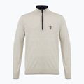 Мъжки пуловер Aeronautica Militare 1/2 Zip stone melange