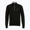 Мъжки пуловер Aeronautica Militare 1/2 Zip jet black