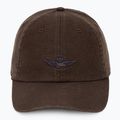 Мъжка шапка с козирка Aeronautica Militare HA1245UCT04293 chestnut brown 2