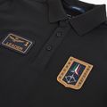 Мъжка тениска Aeronautica Militare PO1927UP00191 Polo jet black 3