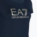 Дамска тениска EA7 Emporio Armani Train Shiny navy blue/logo light gold  3