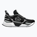 EA7 Emporio Armani Ace Runner Mesh черни/ сребърни обувки 8