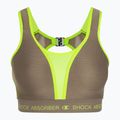 Shock Absorber Ultimate Run Bra Подплатен сутиен сив/лимонов