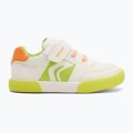 Детски обувки Geox Gisli white/fluo green 2