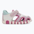 Детски сандали Geox Iupidoo white/fuchsia 2