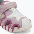 Детски сандали Geox Iupidoo white/fuchsia 7