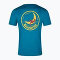 La Sportiva мъжка тениска Climbing on the Moon turchese/giallo 2