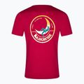 Мъжка тениска La Sportiva Climbing on the Moon fuchsia/yellow 2