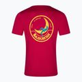 La Sportiva мъжка тениска Climbing on the Moon fucsia/giallo 2