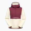 Дамски суитшърт La Sportiva Guidance Sherpa Hoody chalk/redwood 3