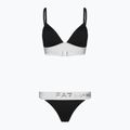 Дамски бански костюм от две части EA7 Emporio Armani Water Sports BW Maxi Logo bianco/nero