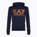 Мъжки суитшърт EA7 Emporio Armani Train Logo Series Oversize Logo Hoodie Coft navy blue 5