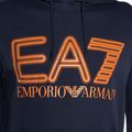 Мъжки суитшърт EA7 Emporio Armani Train Logo Series Oversize Logo Hoodie Coft navy blue 7