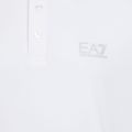 Мъжка поло риза EA7 Emporio Armani Core Identity бяла / сребърно лого 3