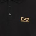 Мъжка тениска EA7 Emporio Armani Core Identity Polo black / gold logo 3