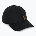Шапка с козирка EA7 Emporio Armani Train Core IdentityLogo black / gold