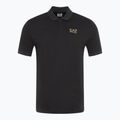 Мъжка тениска EA7 Emporio Armani Train 7 Lines Polo black 0200