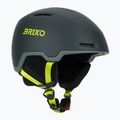 Скиорска каска Briko Aran matt shark grey/light grey/electric lime
