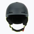 Скиорска каска Briko Aran matt shark grey/light grey/electric lime 2