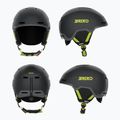 Скиорска каска Briko Aran matt shark grey/light grey/electric lime 10