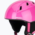 Детска скиорска каска Briko Makalu Jr shiny pink/white 7