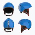 Детска ски каска Briko Makalu Jr shiny lochmara blue/pomegranate red
