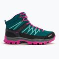 CMP Rigel Mid lake / pink fluo junior trekking boots 2