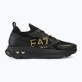Обувки EA7 Emporio Armani Black & White Altura Knit triple black/gold 2