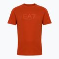 Мъжки EA7 Emporio Armani Visibility Cotton Crew Тениска с чай от ройбос
