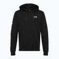 Мъжки суитшърт Emporio Armani EA7 Train Logo Series Extended Logo Hoodie black / white