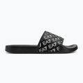 EA7 Emporio Armani Water Sports All Over джапанки изцяло черни / бели 2