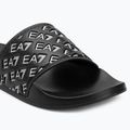 EA7 Emporio Armani Water Sports All Over джапанки изцяло черни / бели 7