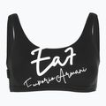 Дамски бански костюм от две части EA7 Emporio Armani Maxi Logo Bikini Top black 3