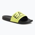 EA7 Emporio Armani Водни спортове Видимост жълто флуоро / черни джапанки