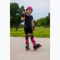 Детски ролери с протектори Rollerblade Microblade Combo Jr black/pink 12