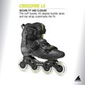 Мъжки ролери Rollerblade Crossfire LX black/lime 8
