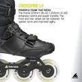 Мъжки ролери Rollerblade Crossfire LX black/lime 9