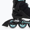 Дамски ролери Rollerblade Sirio 80 W black/teal blue 6