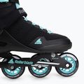 Дамски ролери Rollerblade Sirio 80 W black/teal blue 7