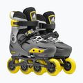 Детски ролкови кънки Rollerblade Apex Jr, въглен/жълт 7