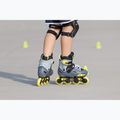 Детски ролкови кънки Rollerblade Apex Jr, въглен/жълт 11