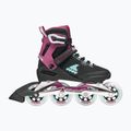Дамски ролери Rollerblade Macroblade 84 W black/burgundy/ocean green 2
